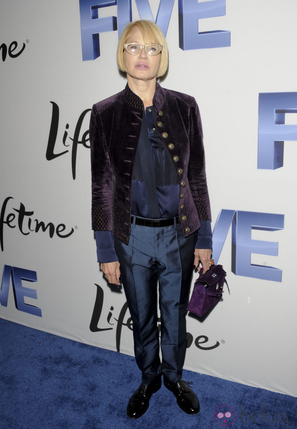 Ellen Barkin en el estreno de 'Five' en Nueva York