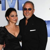 Gloria y Emilio Estefan en el estreno de 'Five' en Nueva York