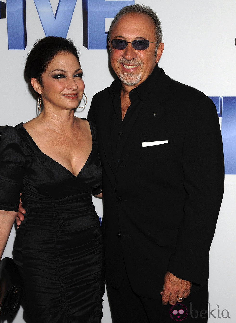 Gloria y Emilio Estefan en el estreno de 'Five' en Nueva York