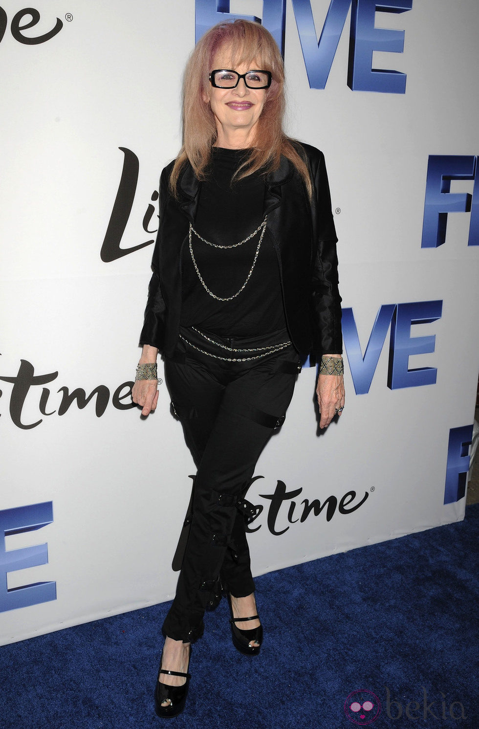 Penelope Spheeris en el estreno de 'Five' en Nueva York