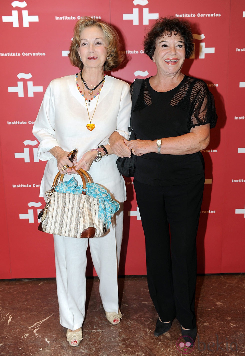 Carmen de la Maza en el homenaje a Amparo Rivelles en el Instituto Cervantes