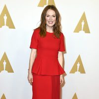 Julianne Moore en el almuerzo de los nominados a los Premios Oscar 2015