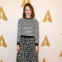 Emma Stone en el almuerzo de los nominados a los Premios Oscar 2015