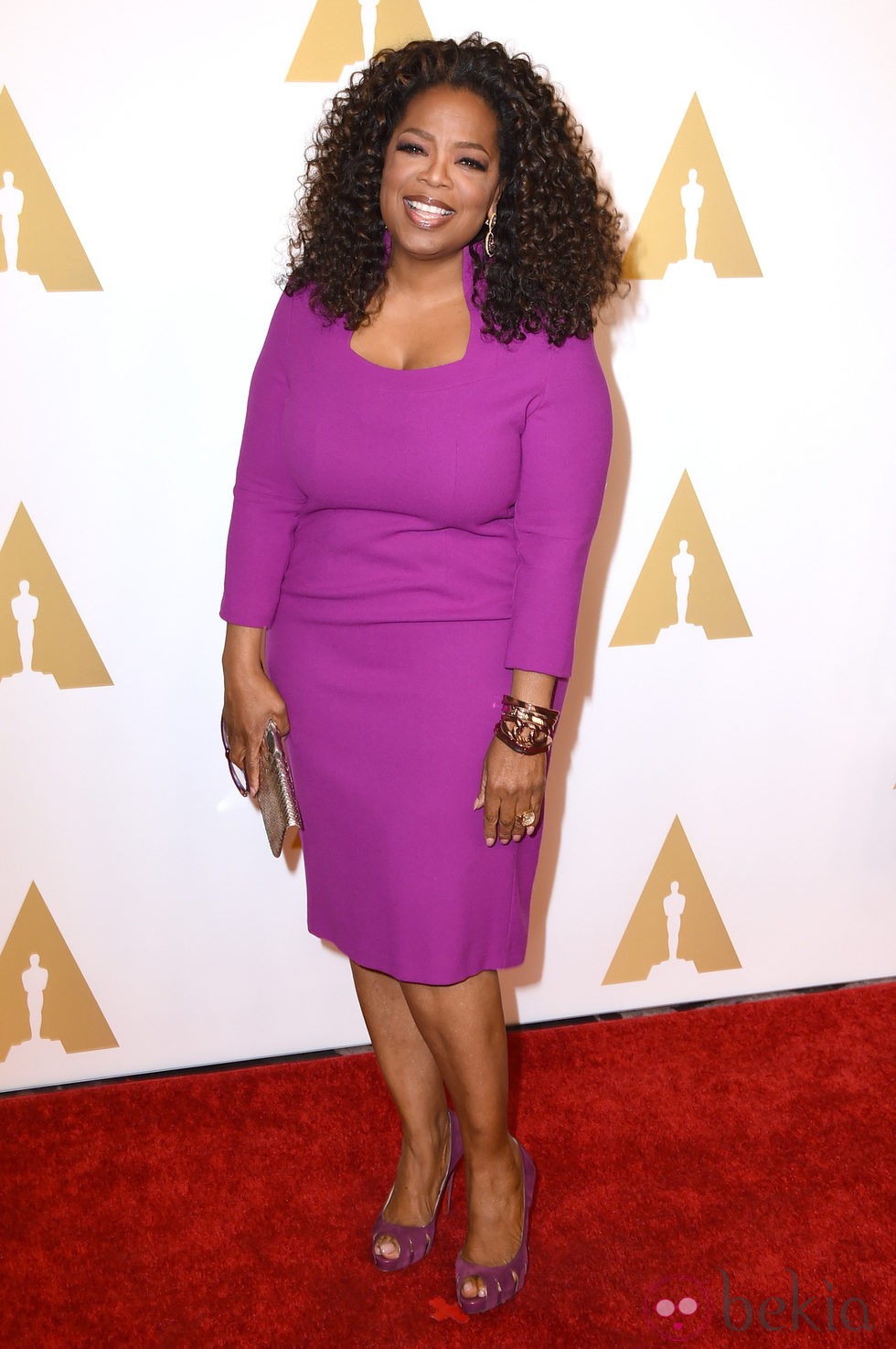 Oprah Winfrey en el almuerzo de los nominados a los Premios Oscar 2015