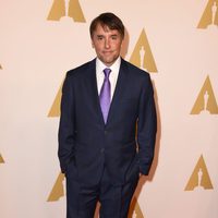 Richard Linklater en el almuerzo de los nominados a los Premios Oscar 2015