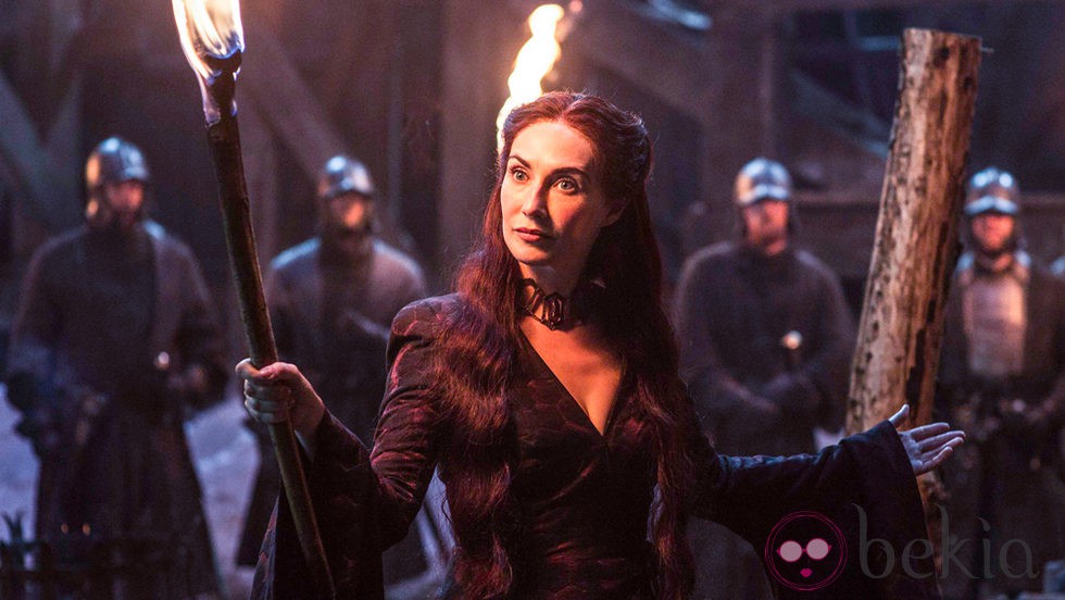 Carice van Houten es Melisandre en la quinta temporada de 'Juego de Tronos'