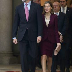 Los Reyes Felipe y Letizia en la entrega de las Medallas de Oro al Mérito en las Bellas Artes 2013