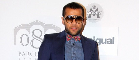 Dani Alves en el desfile de Desigual en 080 Barcelona fashion primavera/verano 2015