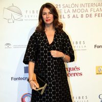 Ana García Siñeriz en el desfile de Vicky Martín Berrocal en el SIMOF 2015