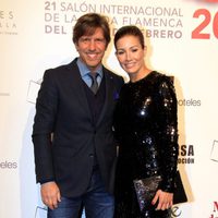 El Cordobés y Virginia Troconis en el desfile de Vicky Martín Berrocal en el SIMOF 2015