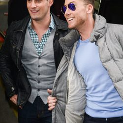 Michael Turchin y Lance Bass pasean por las calles de Nueva York