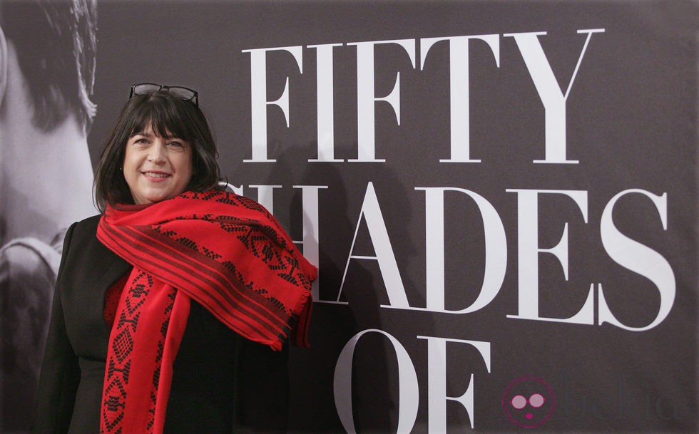 E. L. James en el estreno de 'Cincuenta sombras de Grey' en Nueva York