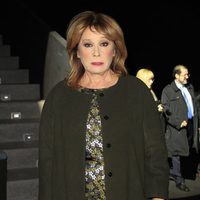 Mila Ximénez en el desfile de Roberto Verino en la Madrid Fashion Week otoño/invierno 2015/2016