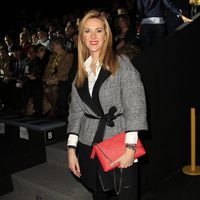 Alejandra Prat en el desfile de Roberto Verino en la Madrid Fashion Week otoño/invierno 2015/2016