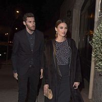 Rudy Fernández y Helen Lindes en la fiesta en honor a Valentino celebrada en Madrid