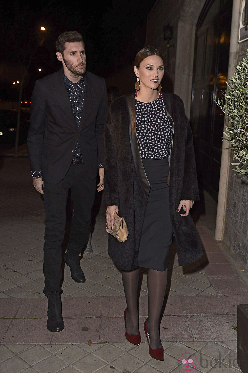 Rudy Fernández y Helen Lindes en la fiesta en honor a Valentino celebrada en Madrid