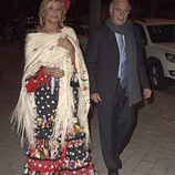 Cari Lapique en la fiesta en honor a Valentino celebrada en Madrid