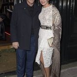 Manuel Díaz 'El Cordobés' y Virginia Troconis en la fiesta en honor a Valentino celebrada en Madrid