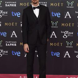 Raúl Arévalo en la alfombra roja de los Goya 2015