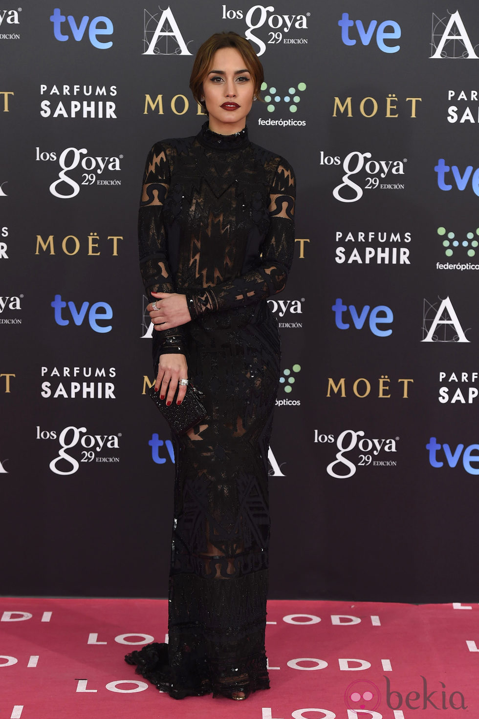 Megan Montaner en los Goya 2015