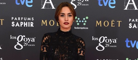 Megan Montaner en los Goya 2015