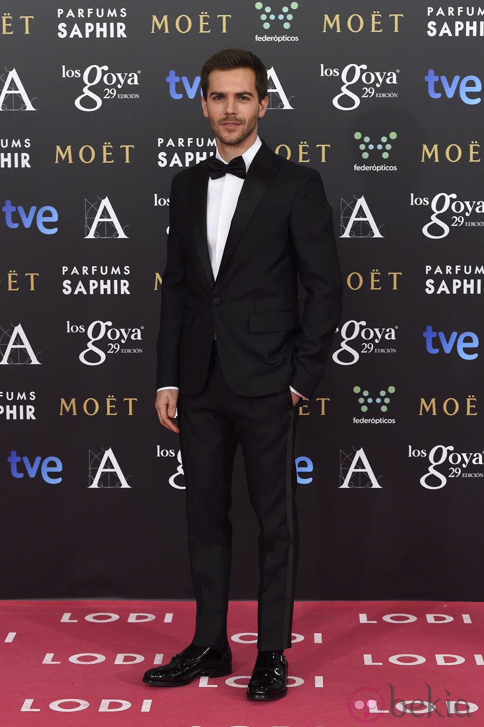 Marc Clotet en la alfombra roja de los Goya 2015