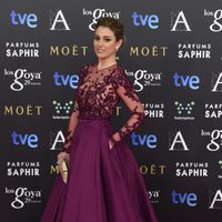 Blanca Suárez en la alfombra roja de los Goya 2015