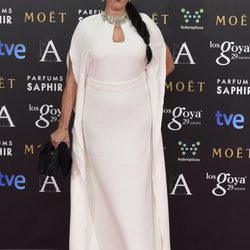 Rossy de Palma en la alfombra roja de los Goya 2015