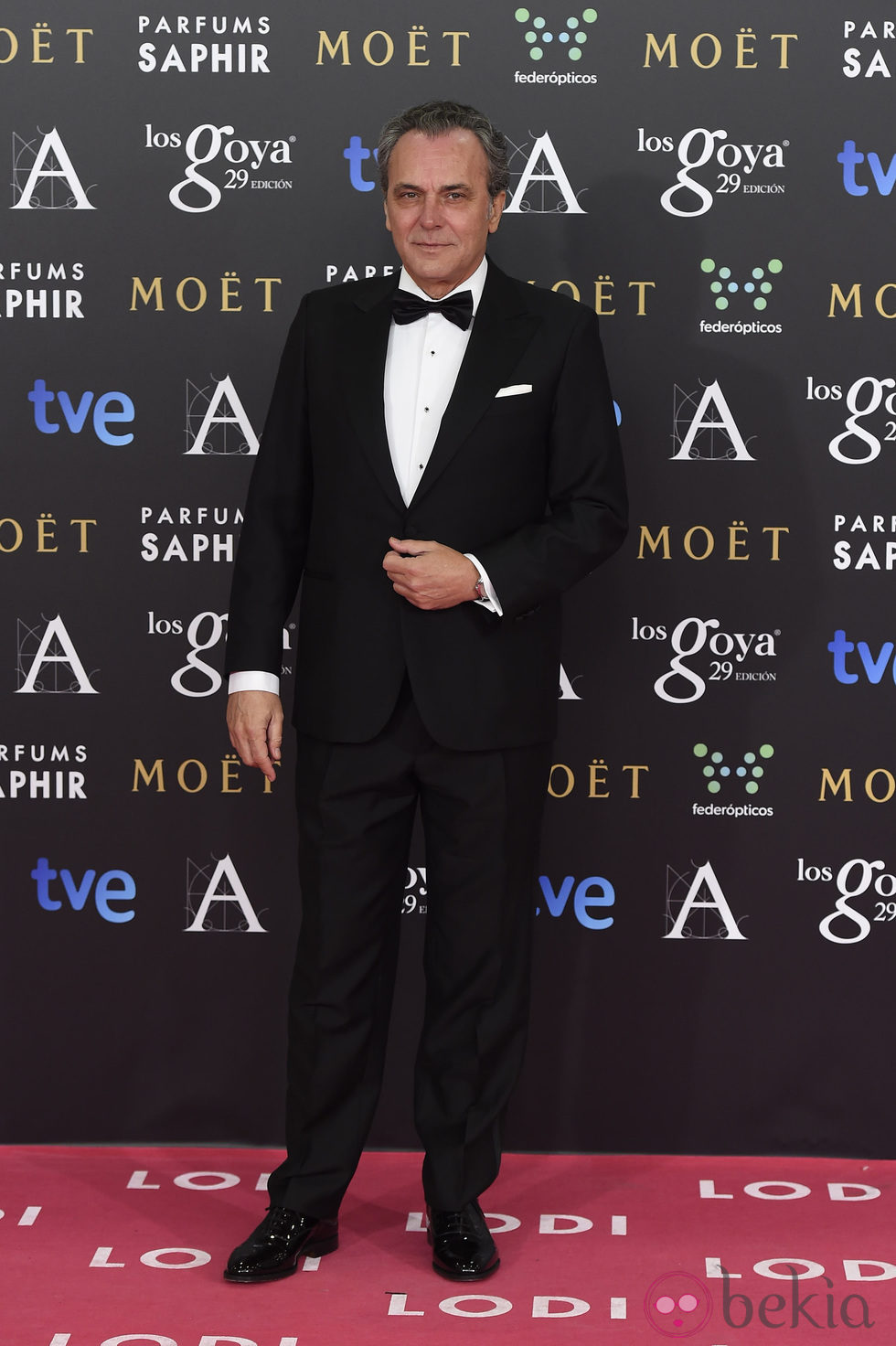 José Coronado en la alfombra rosa de los Goya 2015