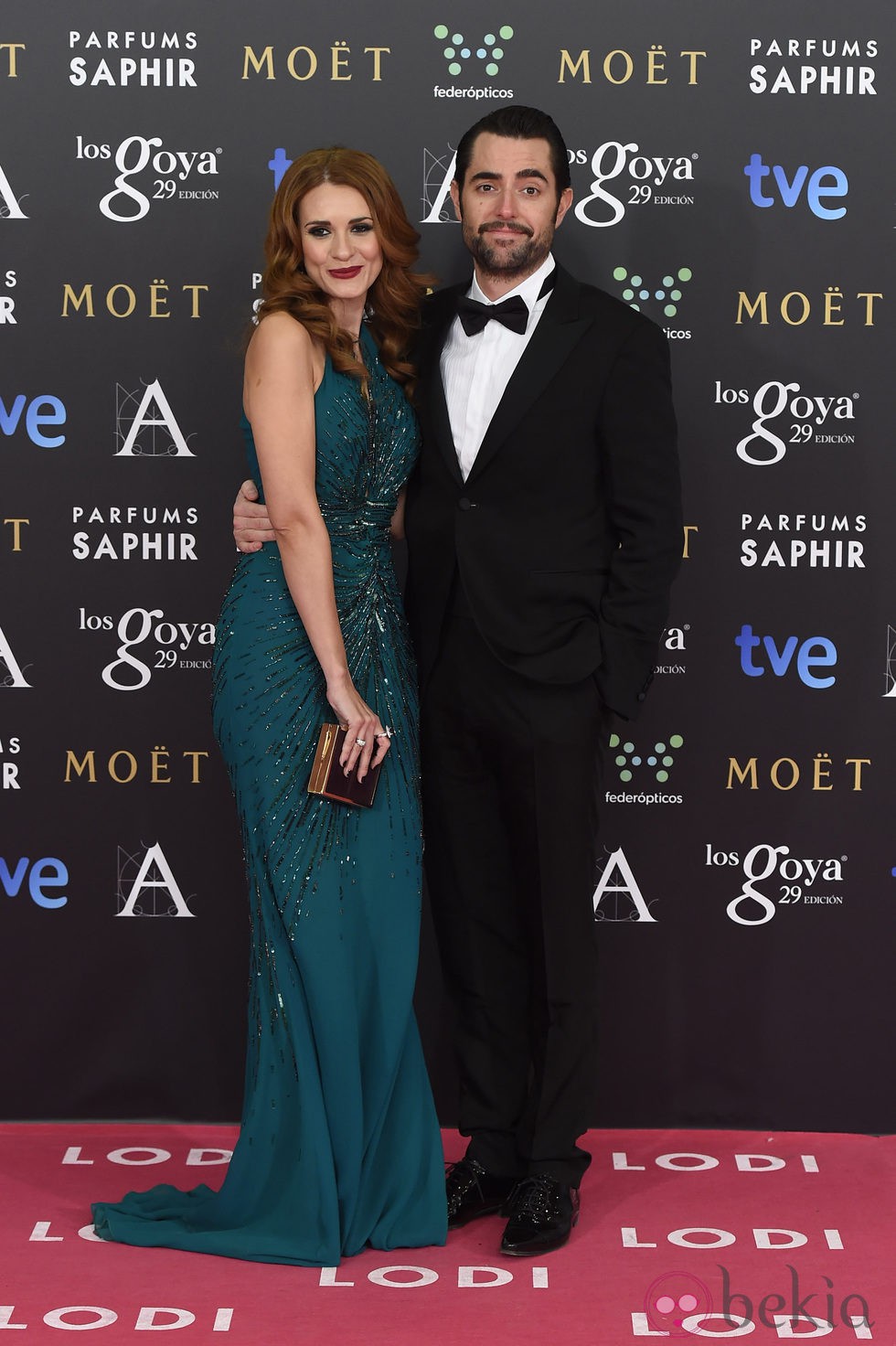 Elena Ballesteros y Dani Mateo en los Goya 2015