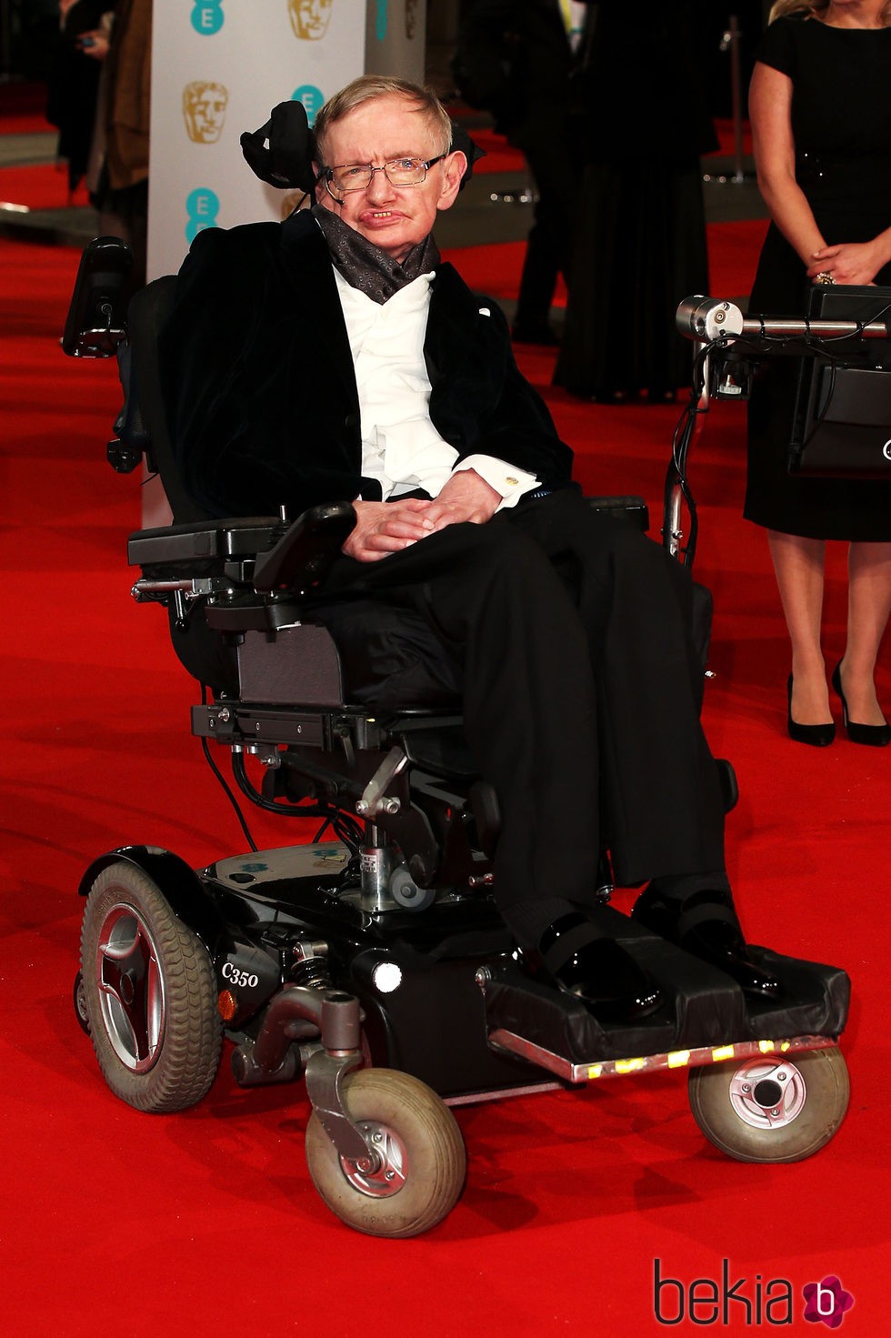 Stephen Hawking en los Premios BAFTA 2015