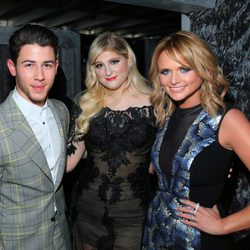 Nick Jonas, Meghan Trainor y Miranda Lambert en los premios Grammy 2015