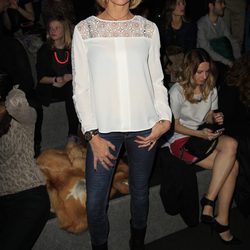 Arancha de Benito en el front row de Andrés Sardá en Madrid Fashion Week otoño/invierno 2015/2016