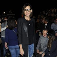 Nieves Álvarez en el front row de Roberto Torretta en Madrid Fashion Week otoño/invierno 2015/2016