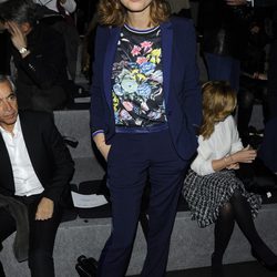 Sandra Barneda en el front row de Roberto Torretta en Madrid Fashion Week otoño/invierno 2015/2016