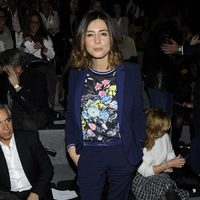 Sandra Barneda en el front row de Roberto Torretta en Madrid Fashion Week otoño/invierno 2015/2016