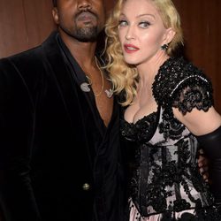 Kanye West y Madonna en los premios Grammy 2015