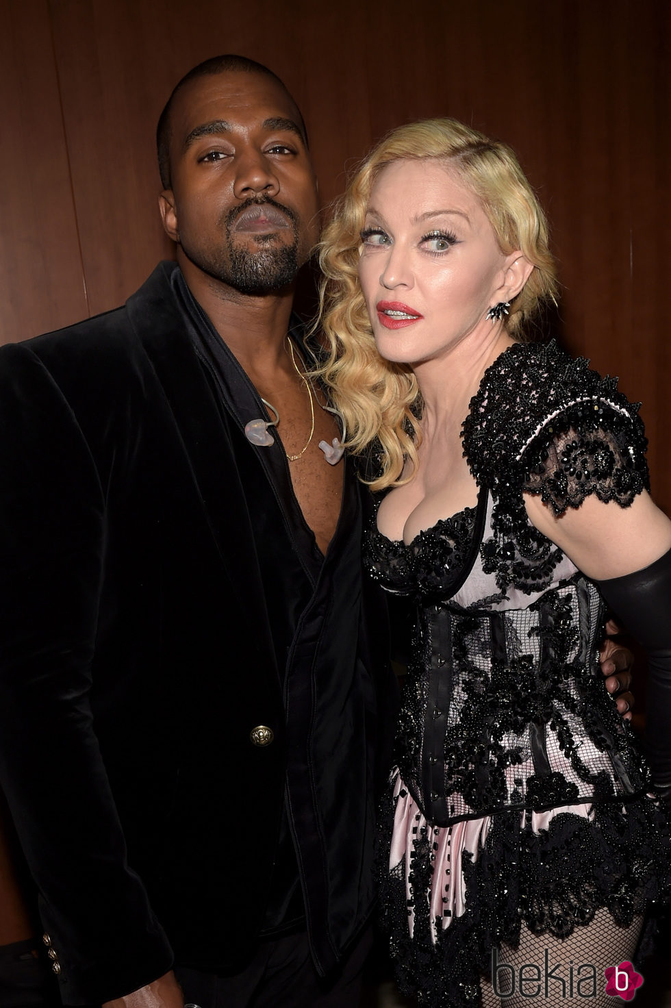 Kanye West y Madonna en los premios Grammy 2015