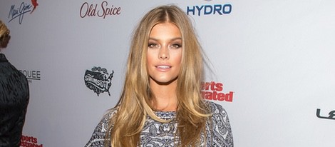 Nina Agdal en la fiesta de presentación de Sports Illustrated Swimsuit 2015