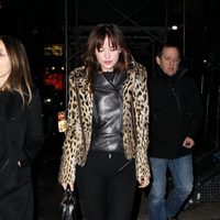 Dakota Johnson pasea por la noche neoyorkina