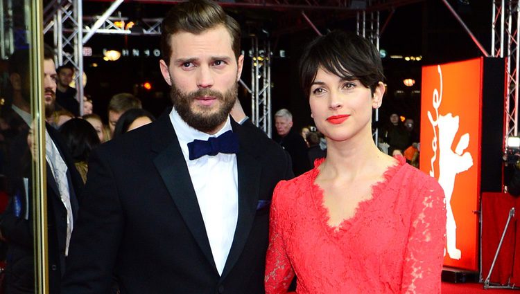 Jamie Dornan y Amelia Warner en el estreno de 'Cincuenta sombras de Grey' en la Berlinale 2015