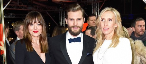 Dakota Johnson, Jamie Dornan y Sam Taylor-Johnson en el estreno de 'Cincuenta sombras de Grey' en la Berlinale 2015