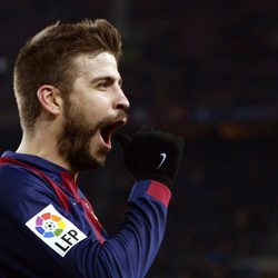 Gerard Piqué dedica un gol por primera vez a su hijo Sasha