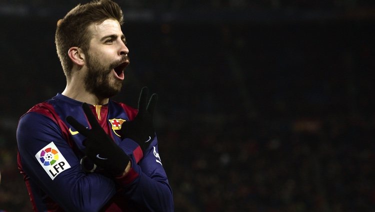 Gerard Piqué dedica a Shakira su primer gol tras haber sido padre de Sasha