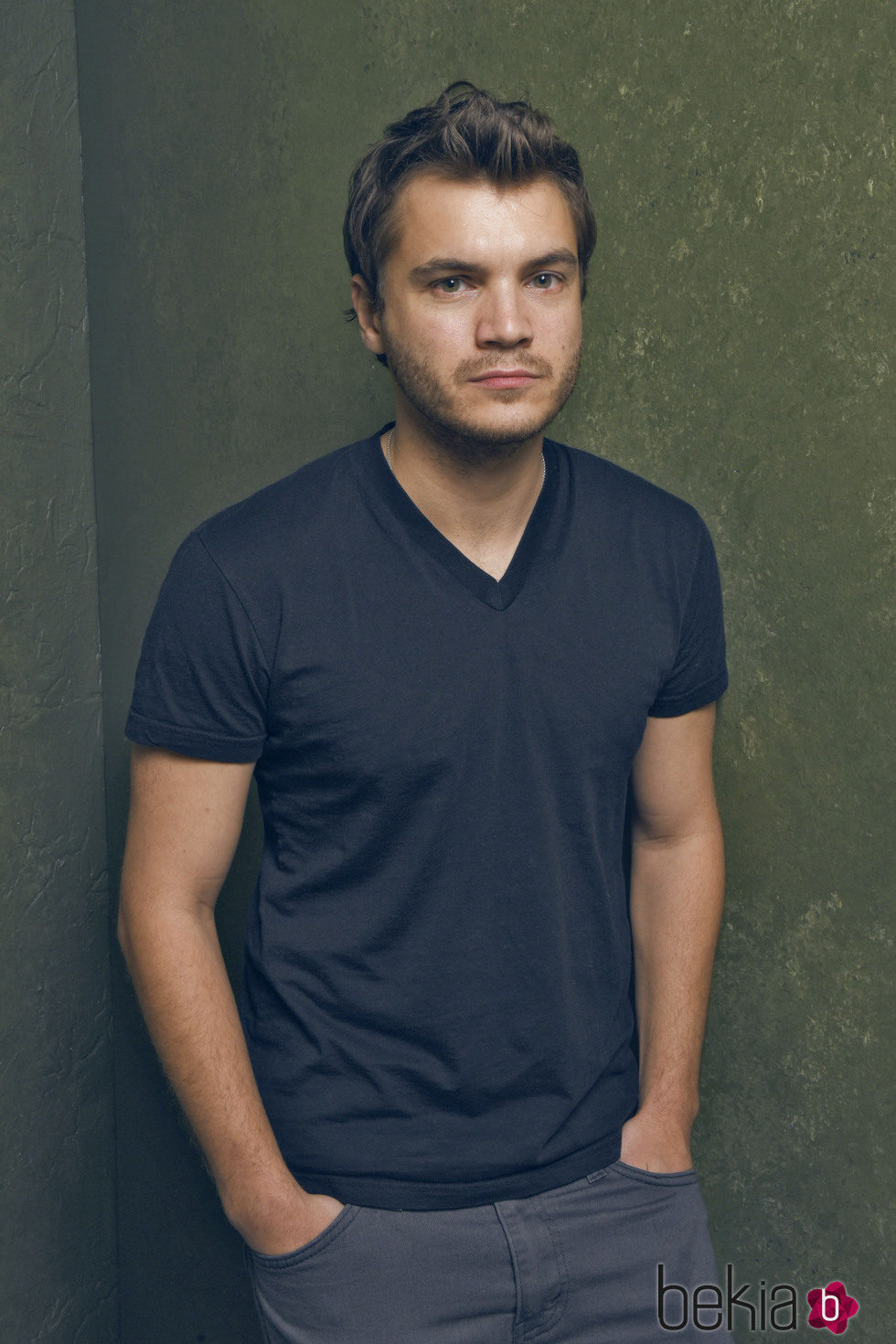 Emile Hirsch en una sesión de retratos en el festival de cine de Sundance 2015