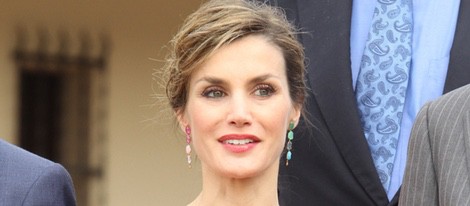 La Reina Letizia durante su visita a la empresa Freixenet por su centenario