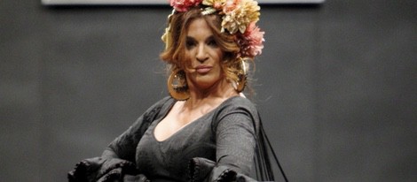 Raquel Bollo en la Pasarela Flamenca de Jerez de la Frontera