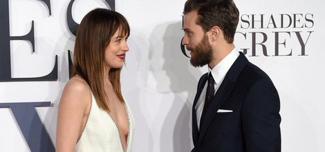 Dakota Johnson y Jamie Dornan 'Cincuenta sombras de Grey' presentan la película en Londres