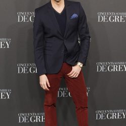 David Meca en el estreno de 'Cincuenta sombras de Grey' en Madrid