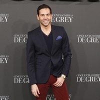 David Meca en el estreno de 'Cincuenta sombras de Grey' en Madrid